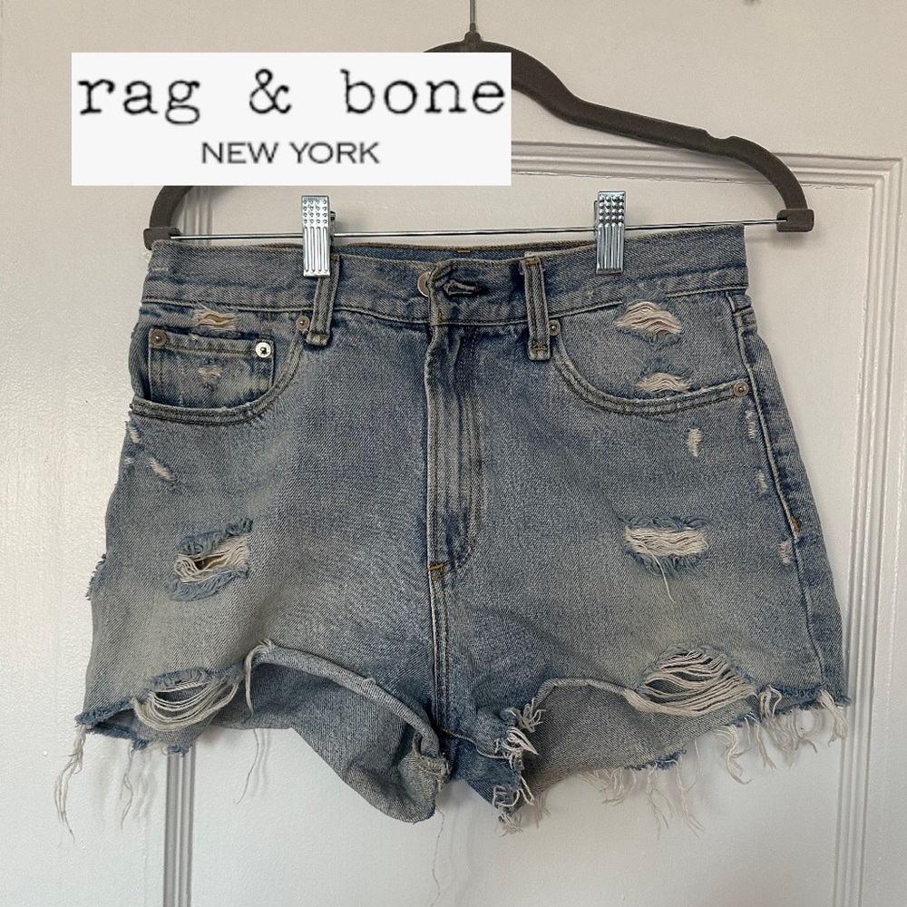 rag and bone jean shorts size 27